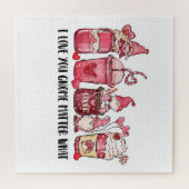 Valentine I Liebe Sie werden wichtig, was Puzzle (Horizontal)