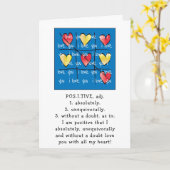 Valentine I LIEBE YOU Karte (Gelbe Blume)