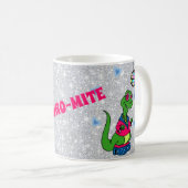 Valentine I Think You re Dino-Mite, Disco-Dinosaur Kaffeetasse (VorderseiteRechts)