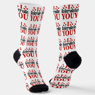 Valentine I toleriert Sie Socken