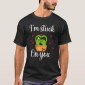 Valentine ich bin an dir kaktum Liebe T-Shirt (Vorderseite)