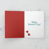 Valentine ich denke, du bist purfect Cat Lovers Karte (Innenseite)