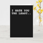 Valentine ich hasse dich am wenigsten karte (Gelbe Blume)