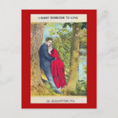 Valentine Ich Wollte Sie gerade in Scranton PA Pos Postkarte (Vorderseite)