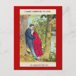 Valentine Ich Wollte Sie gerade in Scranton PA Pos Postkarte