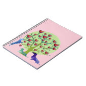 Valentine Illustration Notebook, Dachshund Hearts Notizblock (Linke Seite)