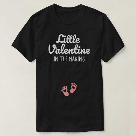 Valentine in the making baby announcement Premium  T-Shirt (Design vorne)