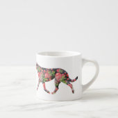 Valentine Irish Wolfhound Artwork Espressotasse (Rechts)