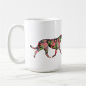 Valentine Irish Wolfhound Artwork Kaffeetasse (Links)
