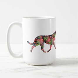 Valentine Irish Wolfhound Artwork Kaffeetasse
