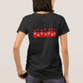 Valentine Irish Wolfhound Artwork T-Shirt (Rückseite)