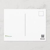 Valentine Irish Wolfhound Splash of color Postkarte (Rückseite)