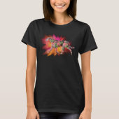 Valentine Irish Wolfhound Splash of color T-Shirt (Vorderseite)
