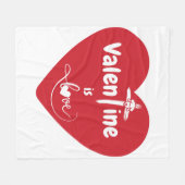 Valentine ist Fleece der Liebe (Vorderseite (Horizontal))