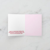 Valentine ist Liebe Grußkarte (Innenseite)