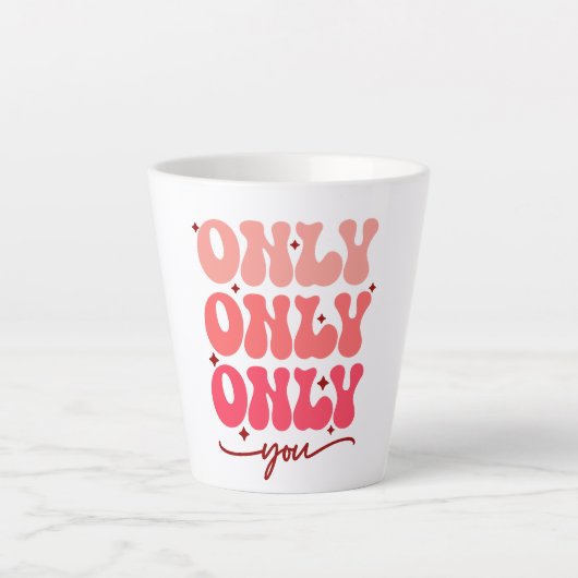 Valentine ist nur du milchtasse (Vorderseite)
