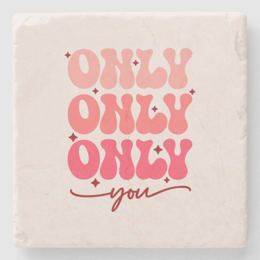 Valentine ist nur du steinuntersetzer (Vorderseite)