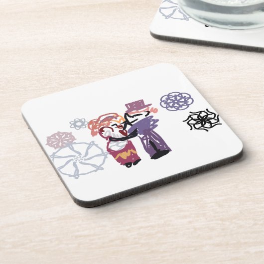 Valentine joy getränkeuntersetzer (Linke Seite)