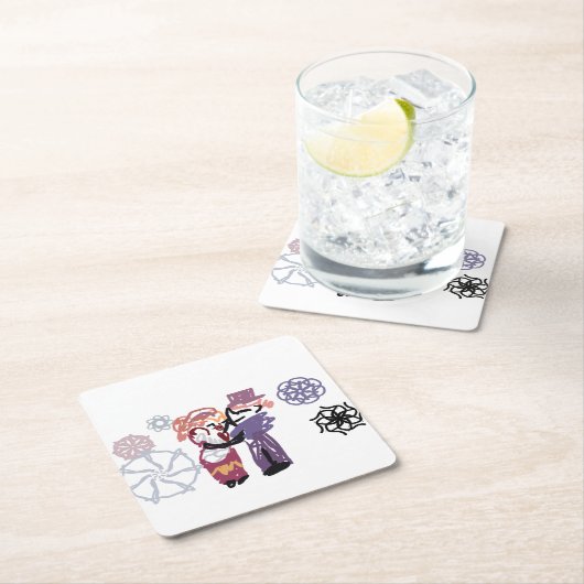 Valentine joy rechteckiger pappuntersetzer (Vor Ort)