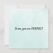 Valentine Karte (Rückseite)