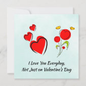 Valentine Karte (Vorderseite)