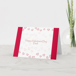 Valentine-Karte für Vater von der Tochter Feiertagskarte