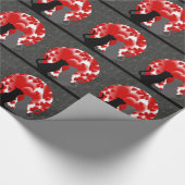 Valentine Kätzchen Geschenkpapier (Ecke)