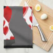 Valentine Kätzchen Handtuch (Viertel Falte)
