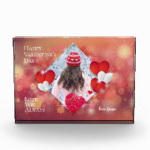 Valentine Keepake | Rotes Herz | Ihr Foto (Vorderseite)