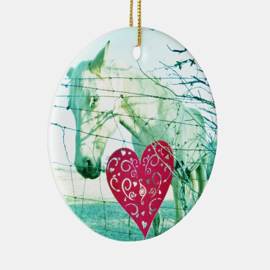 Valentine Keramik Ornament (Rechts)