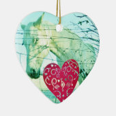 Valentine Keramik Ornament (Rechts)