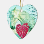 Valentine Keramik Ornament (Links)