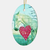 Valentine Keramikornament (Links)