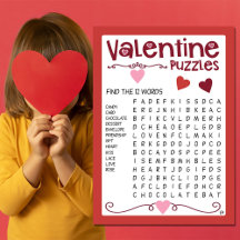 Valentine Kids Puzzles Aktivität