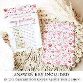 Valentine Kinderbuch Emoji Pictionary Game Einladung