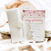 Valentine Kinderbuch Emoji Pictionary Game Einladung