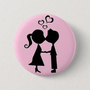 VALENTINE KISS BUTTON