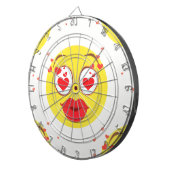 Valentine kiss Emoji Dartscheibe (Vorderseite rechts)
