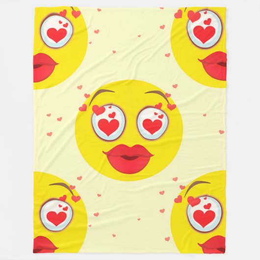 Valentine kiss Emoji decke (Vorderseite)