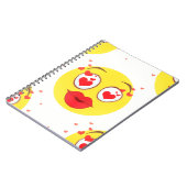 Valentine kiss Emoji Notizblock (Linke Seite)