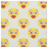 Valentine kiss Emoji Stoff (Muster)