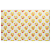 Valentine kiss Emoji Stoff (Fat Quarter (45,7 x 55,9 cm))