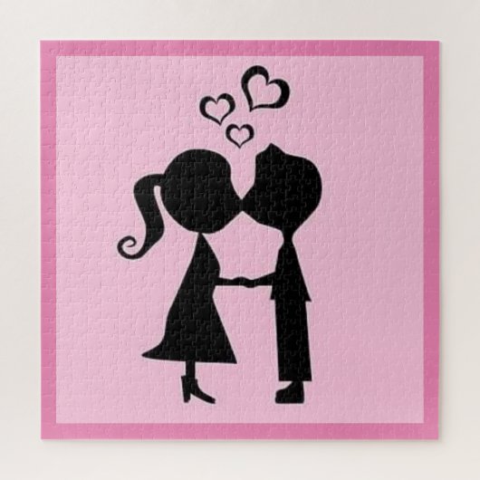 VALENTINE KISS JIGSAW PUZZLE (Vertikal)