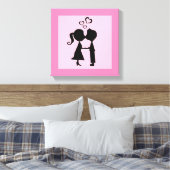 VALENTINE KISS LEINWANDDRUCK (Insitu (Schlafzimmer))