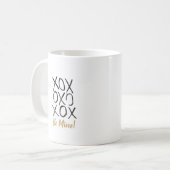 Valentine Kisses Be Mine Kaffeetasse (Vorderseite Links)