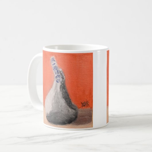 Valentine Kisses Kaffeetasse (Vorderseite Links)