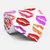 Valentine Kisses Neck Tie Krawatte (Gerollt)