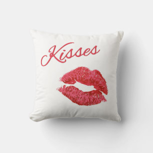 Valentine Kisses Pillow Kissen