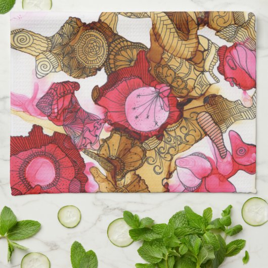 Valentine Kitchen Handtücher (Gefaltet)