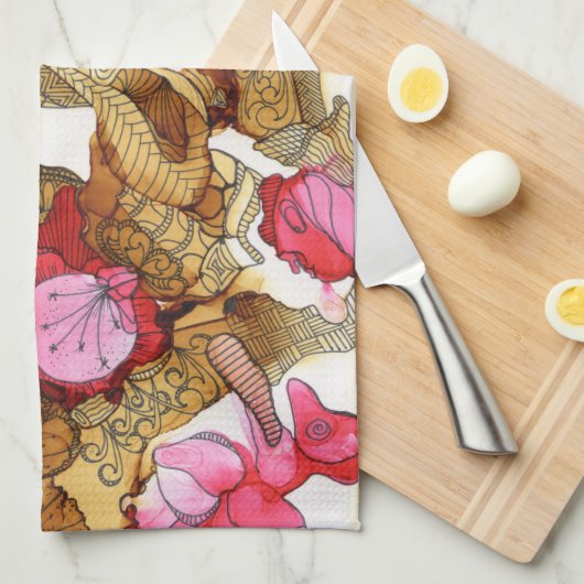 Valentine Kitchen Handtücher (Viertel Falte)